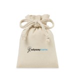 Canvas Drawstring Gift Bag - Small - Natural - Alternate Canvas Drawstring Gift Bag - Small - Natural - Alternate