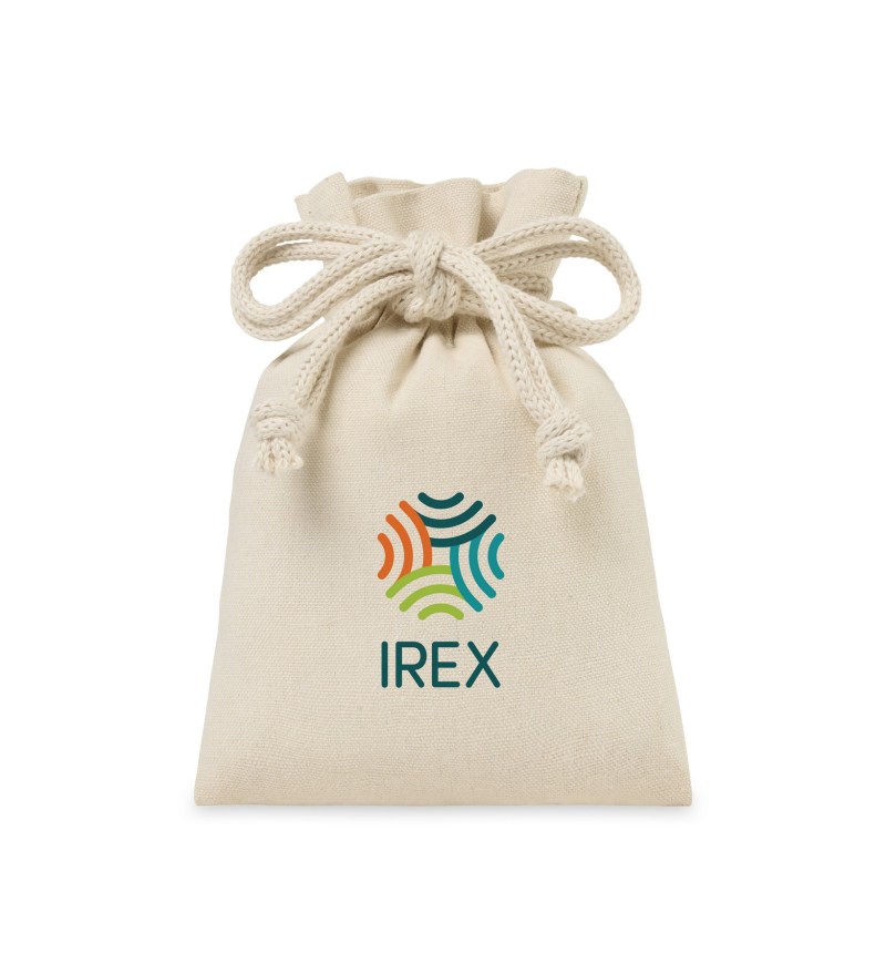 Canvas Drawstring Gift Bag - Small - Natural 1 Canvas Drawstring Gift Bag - Small - Natural 1