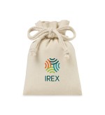 Canvas Drawstring Gift Bag - Small - Natural 1 Canvas Drawstring Gift Bag - Small - Natural 1