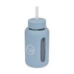 Axis Glass Straw Bottle - 21 Oz. - Slate Blue - Alternate Axis Glass Straw Bottle - 21 Oz. - Slate Blue - Alternate