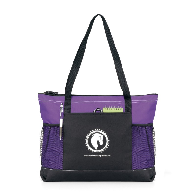 Select Zippered Tote - Purple 1 Select Zippered Tote - Purple 1