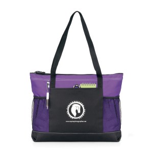 Select Zippered Tote - Purple 1 Select Zippered Tote - Purple 1