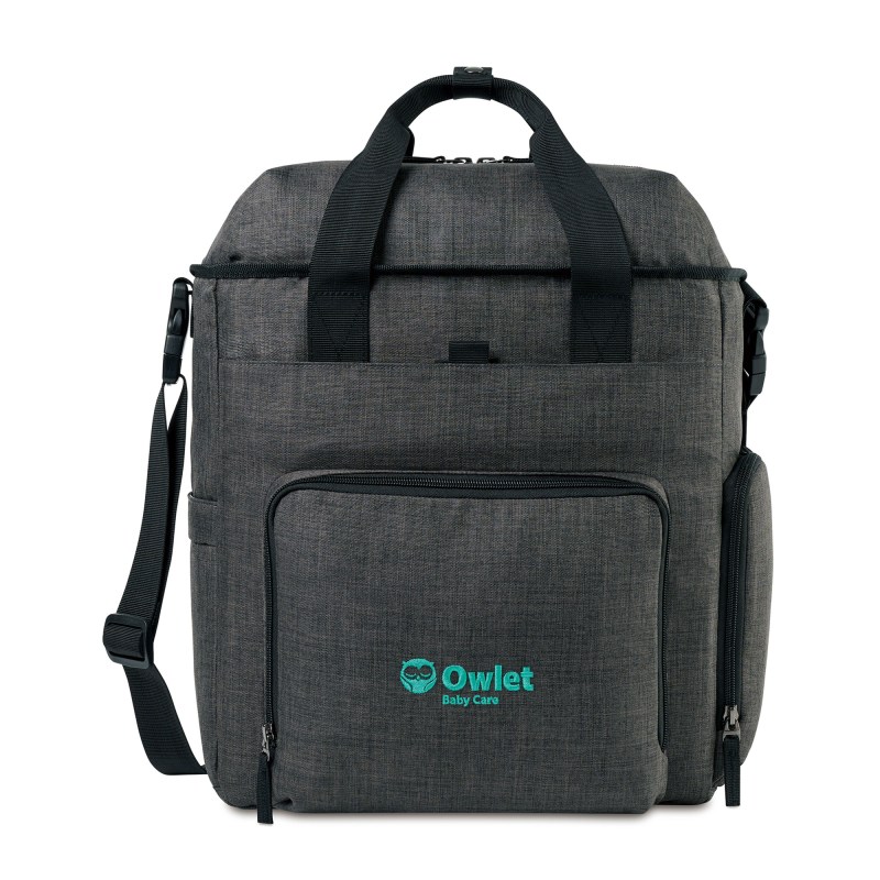Reagan Recycled rPETCarryall Tote - Charcoal Heather 1 Reagan Recycled rPETCarryall Tote - Charcoal Heather 1