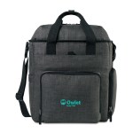 Reagan Recycled rPETCarryall Tote - Charcoal Heather 1 Reagan Recycled rPETCarryall Tote - Charcoal Heather 1