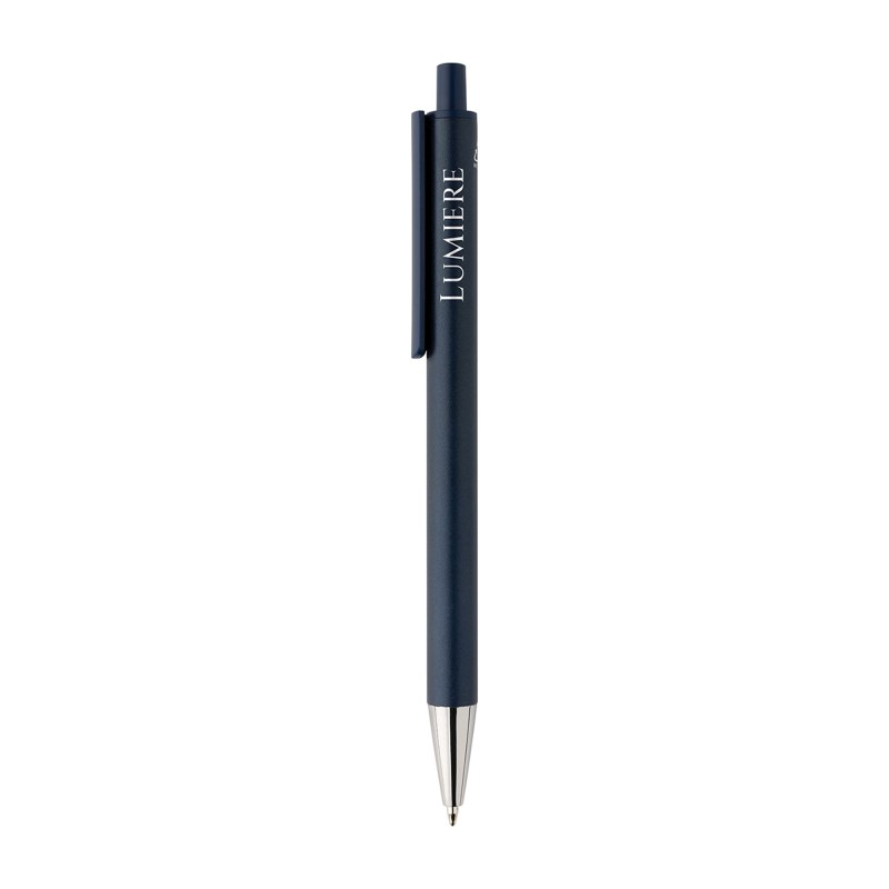 Amisk Certified Recycled Aluminum Pen - Blue 1 Amisk Certified Recycled Aluminum Pen - Blue 1