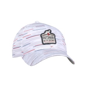 Ahead The Streaker Performance Cap - White Grey Americana 1 Ahead The Streaker Performance Cap - White Grey Americana 1