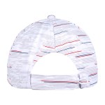 Ahead The Streaker Performance Cap - White Grey Americana - Alternate Ahead The Streaker Performance Cap - White Grey Americana - Alternate