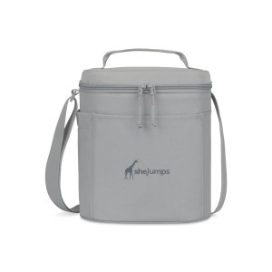 Aviana™ Rowan Recycled Nylon Lunch Cooler - Aware™ - Taupe 1 Aviana™ Rowan Recycled Nylon Lunch Cooler - Aware™ - Taupe 1