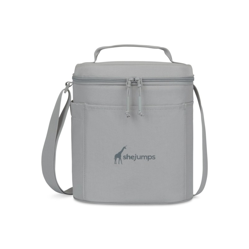 Aviana™ Rowan Recycled Nylon Lunch Cooler - Aware™ - Taupe 1 Aviana™ Rowan Recycled Nylon Lunch Cooler - Aware™ - Taupe 1