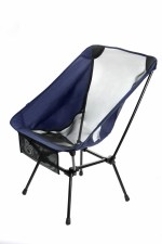 Campstead Recycled rPET Camping Chair w/ Storage Bag - Navy - Alternate Campstead Recycled rPET Camping Chair w/ Storage Bag - Navy - Alternate