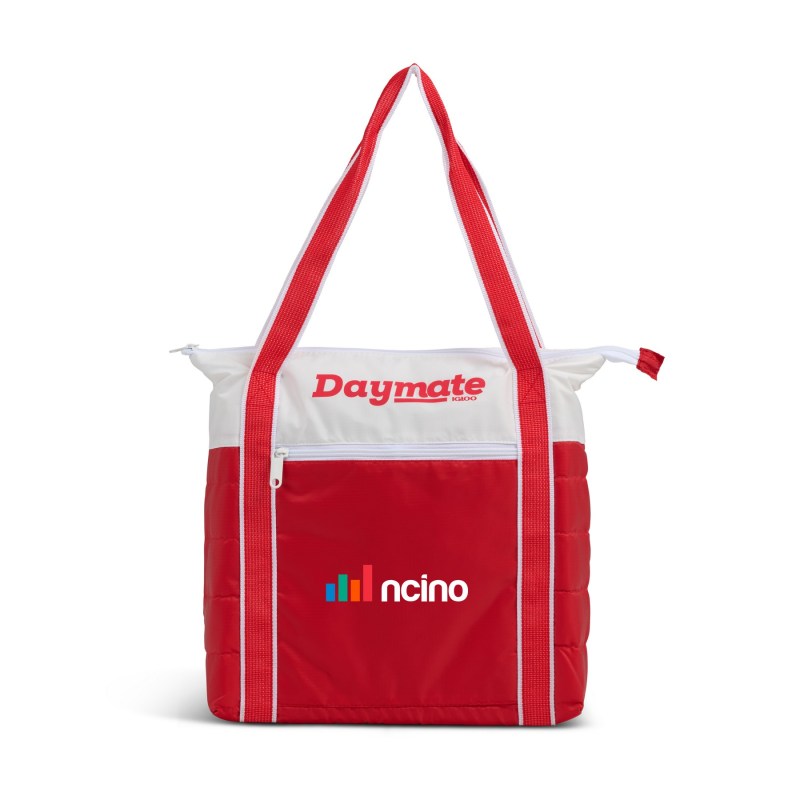 Igloo Daymate Soft Cooler 15 Can - White-Red 1 Igloo Daymate Soft Cooler 15 Can - White-Red 1