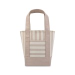 Mini Canvas Tote - Tan Stripe 2 Mini Canvas Tote - Tan Stripe 2