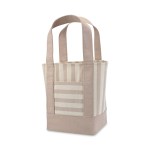 Mini Canvas Tote - Tan Stripe - Alternate Mini Canvas Tote - Tan Stripe - Alternate
