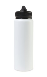 Jett Aluminum Straw Lid Hydration Bottle - 32 Oz. - White 2 Jett Aluminum Straw Lid Hydration Bottle - 32 Oz. - White 2
