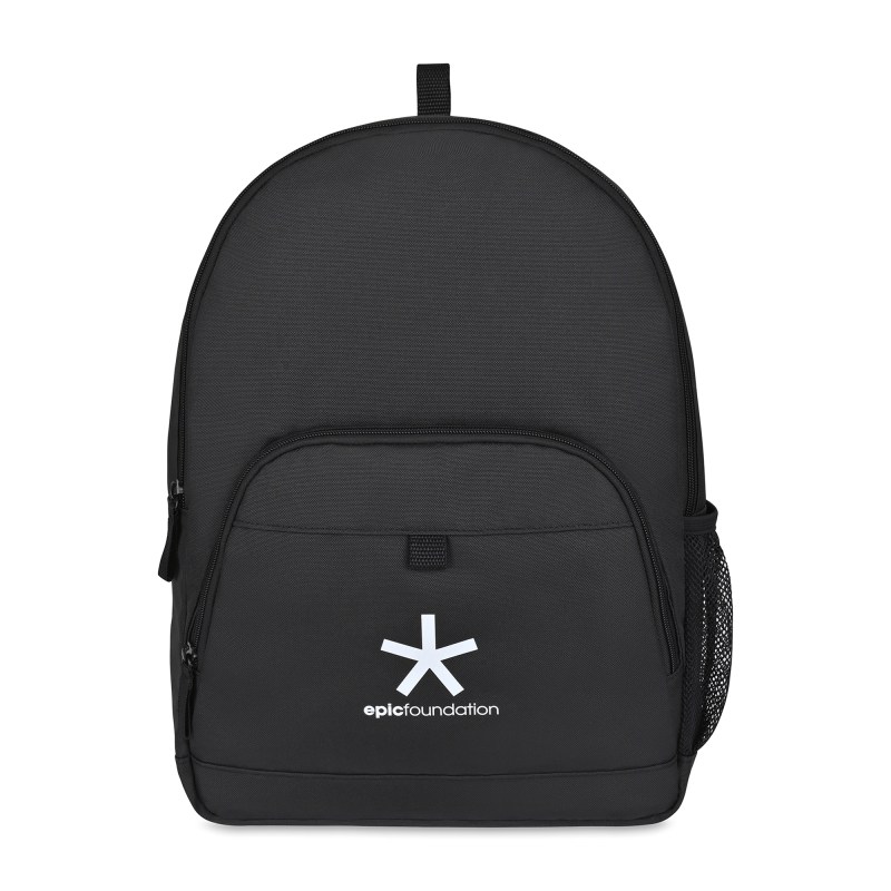 Repeat Recycled Poly Backpack - Black 1 Repeat Recycled Poly Backpack - Black 1