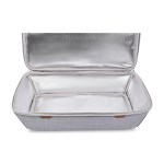 Parkview Recycled rPET Insulated Dual Food Carrier - Greystone - Alternate Parkview Recycled rPET Insulated Dual Food Carrier - Greystone - Alternate