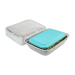 Parkview Recycled rPET Insulated Dual Food Carrier - Greystone - Alternate Parkview Recycled rPET Insulated Dual Food Carrier - Greystone - Alternate