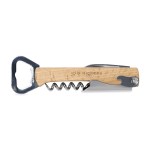 4" 1 Wine & Bottle Opener - Wood 1 4" 1 Wine & Bottle Opener - Wood 1