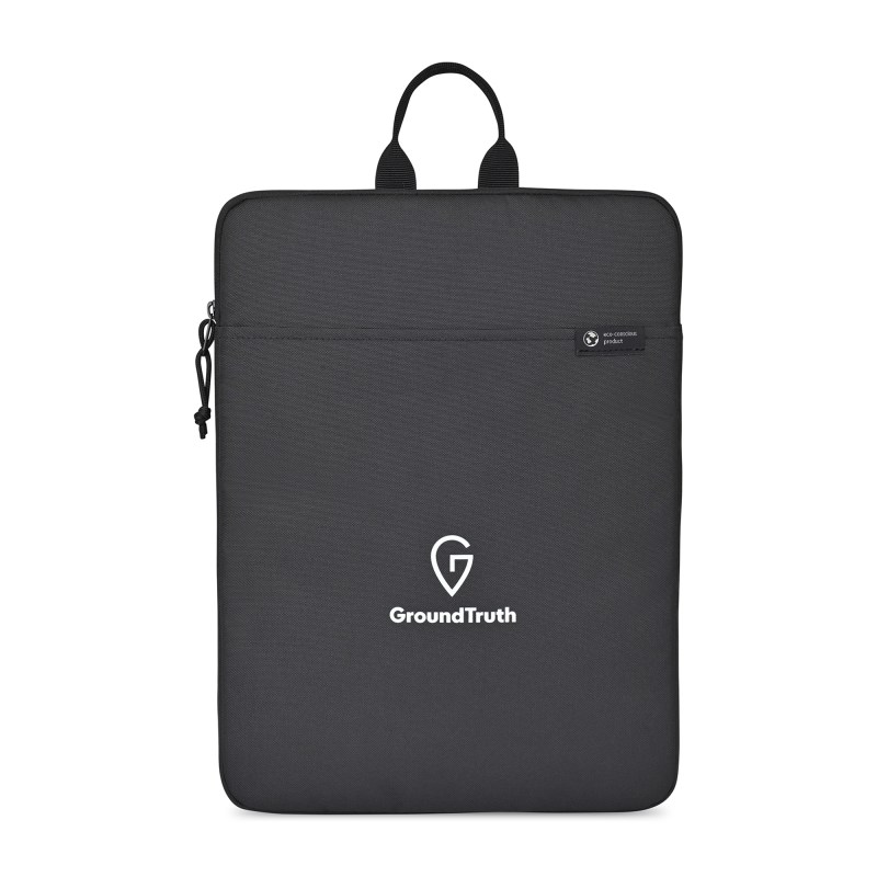 Renew Recycled rPET 16" Laptop Sleeve - AWARE - Black 1 Renew Recycled rPET 16" Laptop Sleeve - AWARE - Black 1