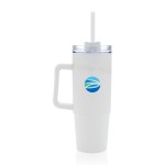 Tana Plastic Tumbler with Handle 900ML - White 1 Tana Plastic Tumbler with Handle 900ML - White 1