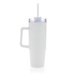 Tana Plastic Tumbler with Handle 900ML - White 2 Tana Plastic Tumbler with Handle 900ML - White 2