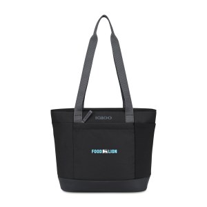 Igloo Day Chiller Recycled Poly 9 Can Tote Soft Cooler - Black 1 Igloo Day Chiller Recycled Poly 9 Can Tote Soft Cooler - Black 1