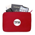 Arlo rPET Zippered Pouch - Red - Alternate Arlo rPET Zippered Pouch - Red - Alternate