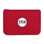 Arlo Recycled rPET Zippered Pouch - Red 1 Arlo Recycled rPET Zippered Pouch - Red 1
