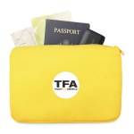 Arlo rPET Zippered Pouch - Yellow - Alternate Arlo rPET Zippered Pouch - Yellow - Alternate