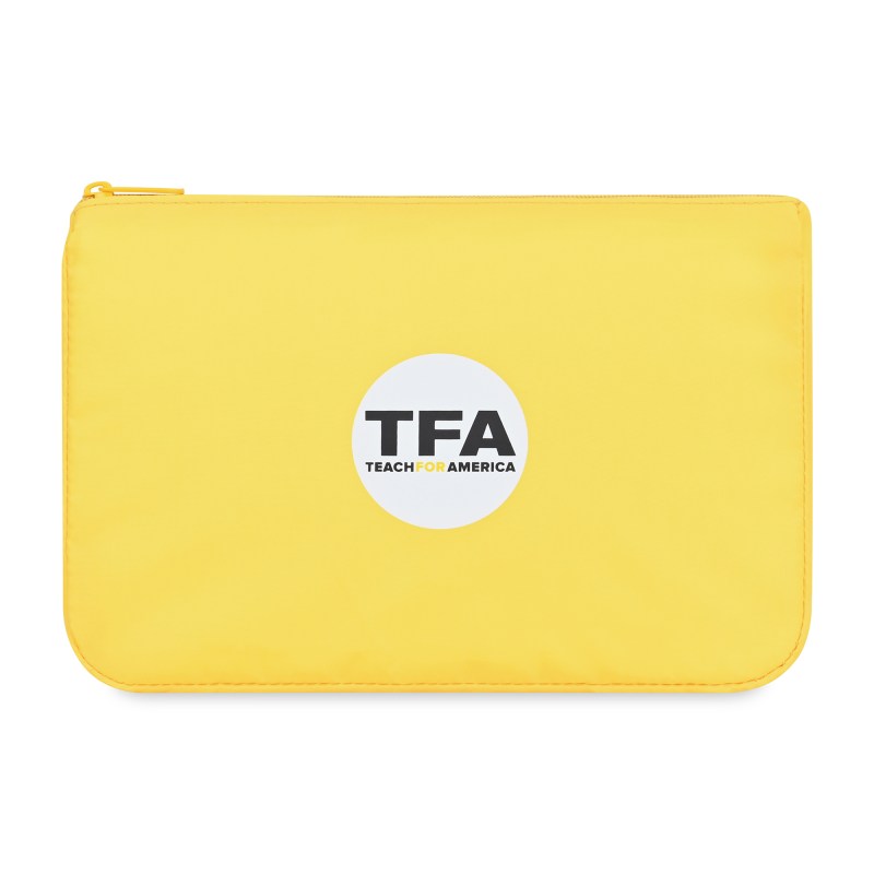 Arlo rPET Zippered Pouch - Yellow 1 Arlo rPET Zippered Pouch - Yellow 1