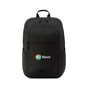 Peak Recycled rPET Laptop Backpack - Black 1 Peak Recycled rPET Laptop Backpack - Black 1