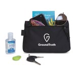 Renew AWARE™ rPET Zippered Pouch - Black - Alternate Renew AWARE™ rPET Zippered Pouch - Black - Alternate