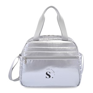 Aviana™ Metallics Duffel Cooler - Metallic Silver 1 Aviana™ Metallics Duffel Cooler - Metallic Silver 1