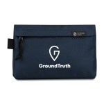 Renew AWARE™ rPET Zippered Pouch - Navy 1 Renew AWARE™ rPET Zippered Pouch - Navy 1
