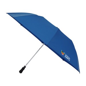 Elements 58" Recycled Auto Open Travel Folding Umbrella - Royal Blue 1 Elements 58" Recycled Auto Open Travel Folding Umbrella - Royal Blue 1