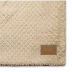 Luxe Nordic Recycled Polyester Throw Blanket - Fawn - Alternate Luxe Nordic Recycled Polyester Throw Blanket - Fawn - Alternate
