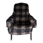 City Bonfires The Chair Blanket - Grey Plaid - Alternate City Bonfires The Chair Blanket - Grey Plaid - Alternate