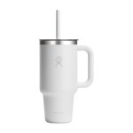 Hydro Flask Travel Tumbler Clear Lid 32 Oz. - White - Alternate Hydro Flask Travel Tumbler Clear Lid 32 Oz. - White - Alternate
