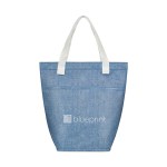 Sami Mini Tote Cooler - Denim Flecks 1 Sami Mini Tote Cooler - Denim Flecks 1