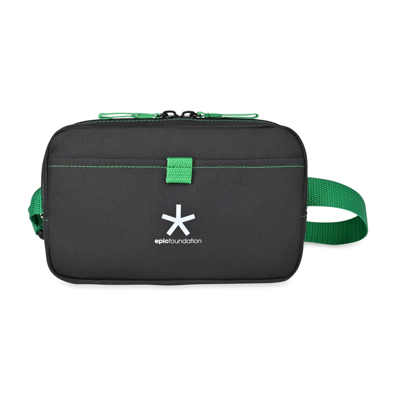 Repeat Recycled Poly Waist Pack - Kelly Green 1 Repeat Recycled Poly Waist Pack - Kelly Green 1