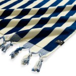Slowtide® Cabana Fringe Premium Terry Towel - Blue - Alternate Slowtide® Cabana Fringe Premium Terry Towel - Blue - Alternate