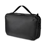 Parker Recycled rPET Dual Zippered Pouch - Black - Alternate Parker Recycled rPET Dual Zippered Pouch - Black - Alternate