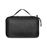 Parker Recycled rPET Dual Zippered Pouch - Black 2 Parker Recycled rPET Dual Zippered Pouch - Black 2