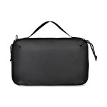 Parker Recycled rPET Dual Zippered Pouch - Black - Alternate Parker Recycled rPET Dual Zippered Pouch - Black - Alternate
