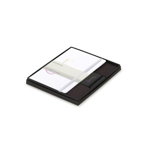 Moleskine Large Notebook and Mini Notebook Charm Gift Set - White-Black 1 Moleskine Large Notebook and Mini Notebook Charm Gift Set - White-Black 1
