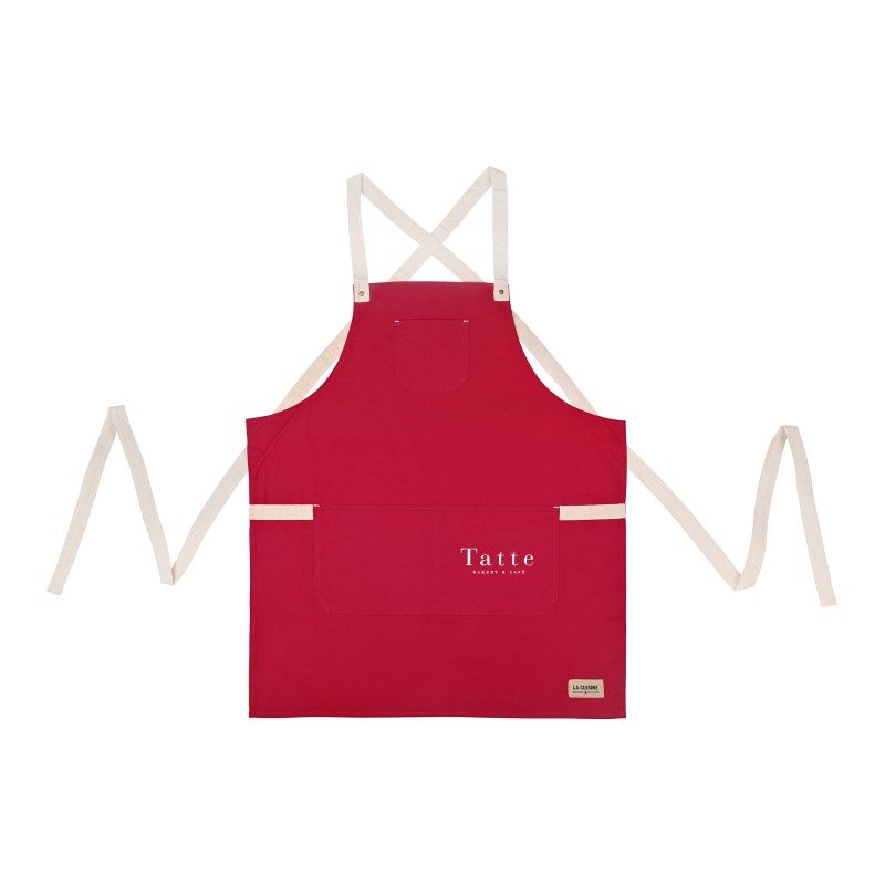 La Cuisine Prep Apron - Barbados Cherry 1 La Cuisine Prep Apron - Barbados Cherry 1