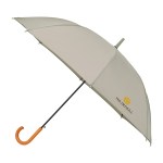 Elements 50" Recycled Auto Open Hospitality Umbrella - Tan 1 Elements 50" Recycled Auto Open Hospitality Umbrella - Tan 1