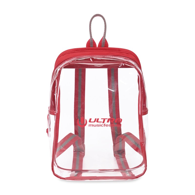 Sigma Clear Mini Backpack - Red 1 Sigma Clear Mini Backpack - Red 1