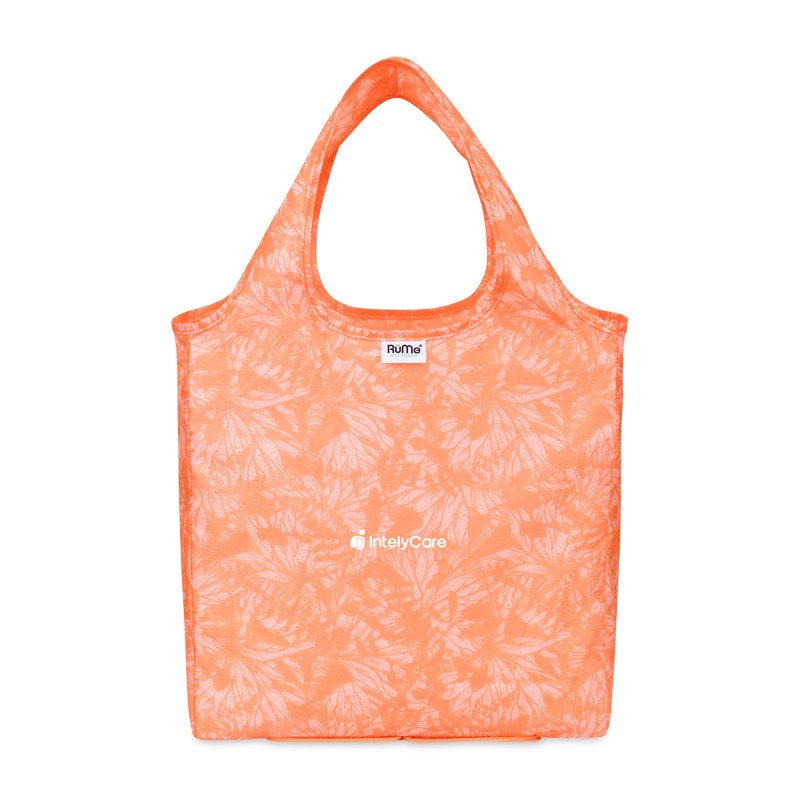 RuMe Recycled Ripstop rPET bFold Tote - Apricot Crush 1 RuMe Recycled Ripstop rPET bFold Tote - Apricot Crush 1