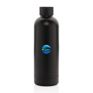 Impact Recycled Stainless Steel Vacuum Bottle - Black 1 Impact Recycled Stainless Steel Vacuum Bottle - Black 1